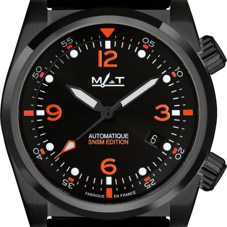 Mat Watch Sea Rescuers Black Edition - Black