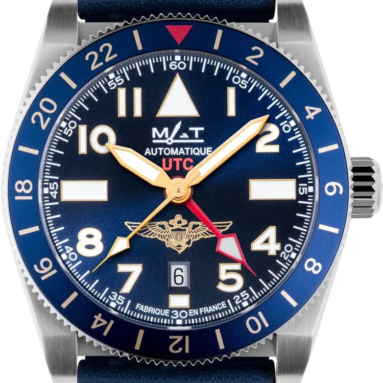 Mat Watch Naval Aviator UTC - Blue