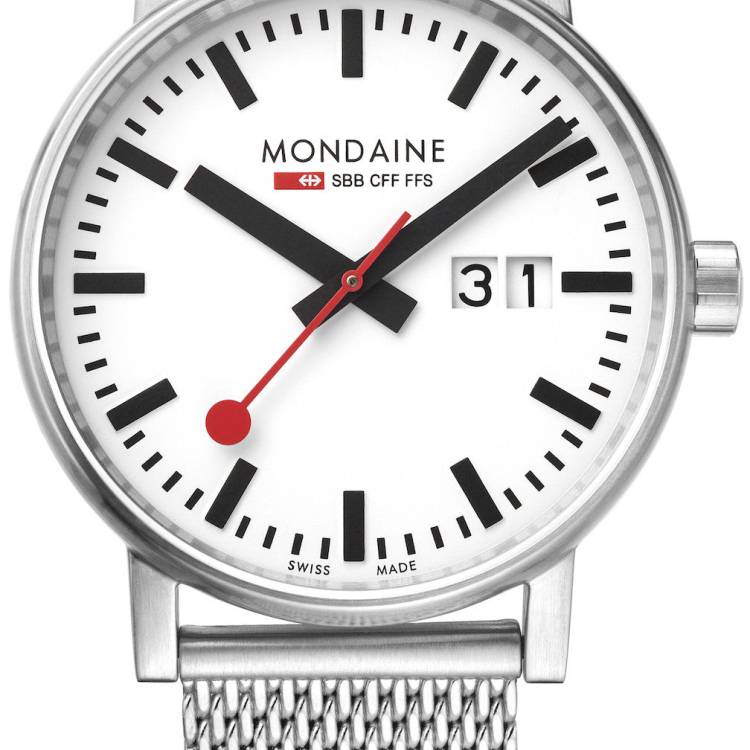 Mondaine Watch SBB Evo2 - White