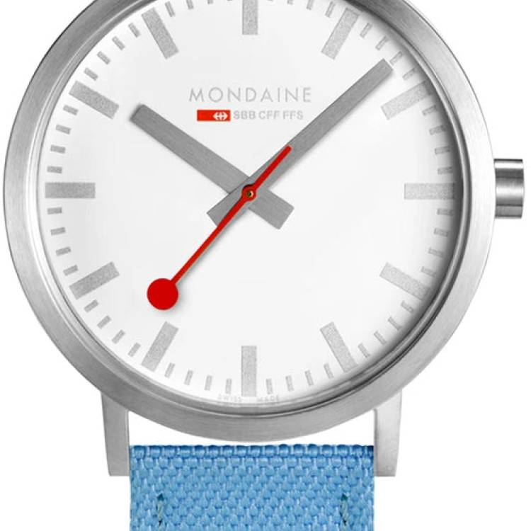 Mondaine Watch Classic 40mm Modern Blue D