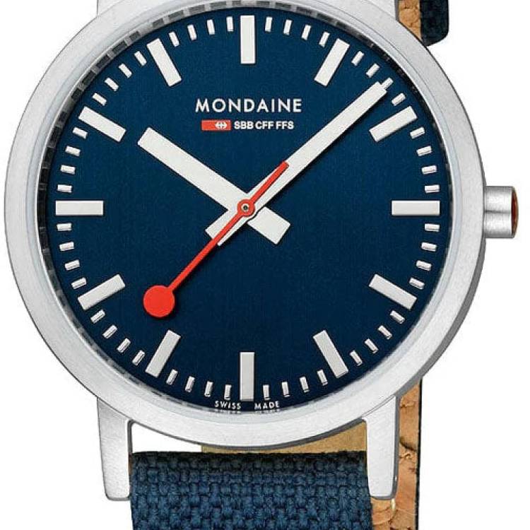 Mondaine Watch Classic Deepest Blue
