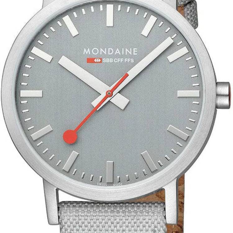 Mondaine Watch Classic Good Grey - Grey