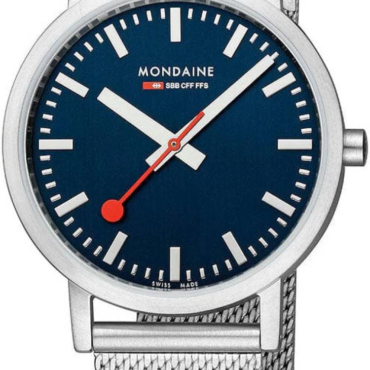 Mondaine Watch Classic Deepest Blue Special Edition