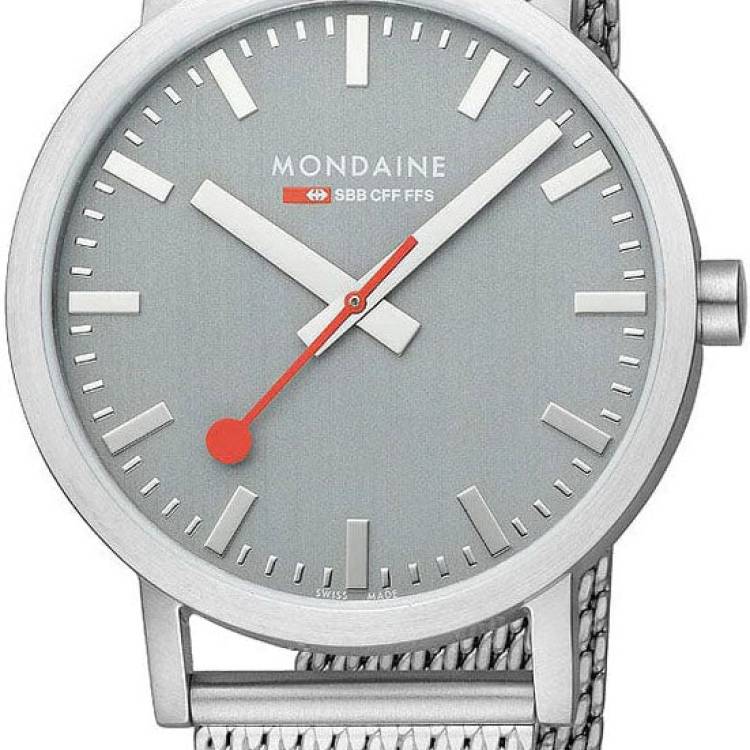 Mondaine Watch Classic Good Grey Special Edition - Grey