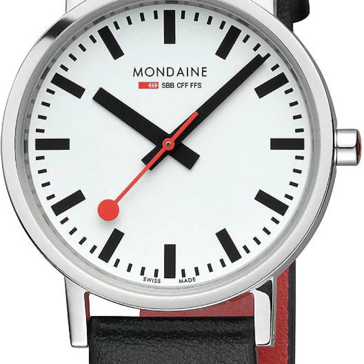 Mondaine Watch Classic White - White