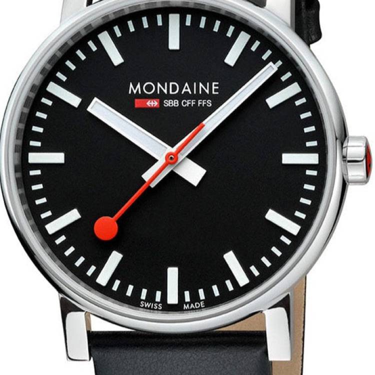 Mondaine Watch Evo2 Black - Black
