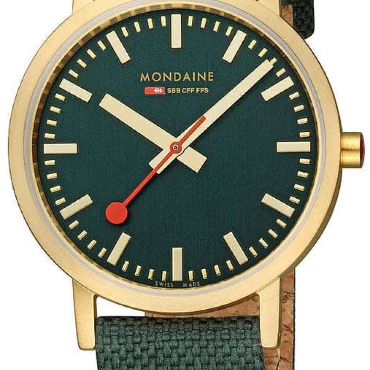 Mondaine Watch Classic Forest Green