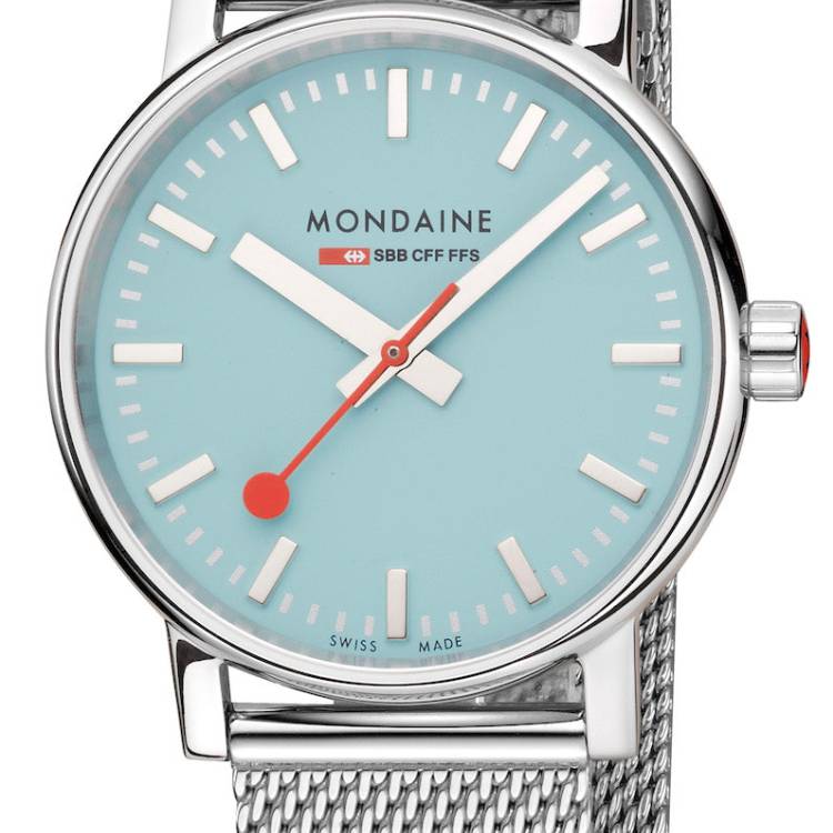 Mondaine Watch Evo2 Dusk 35mm Blue - Blue