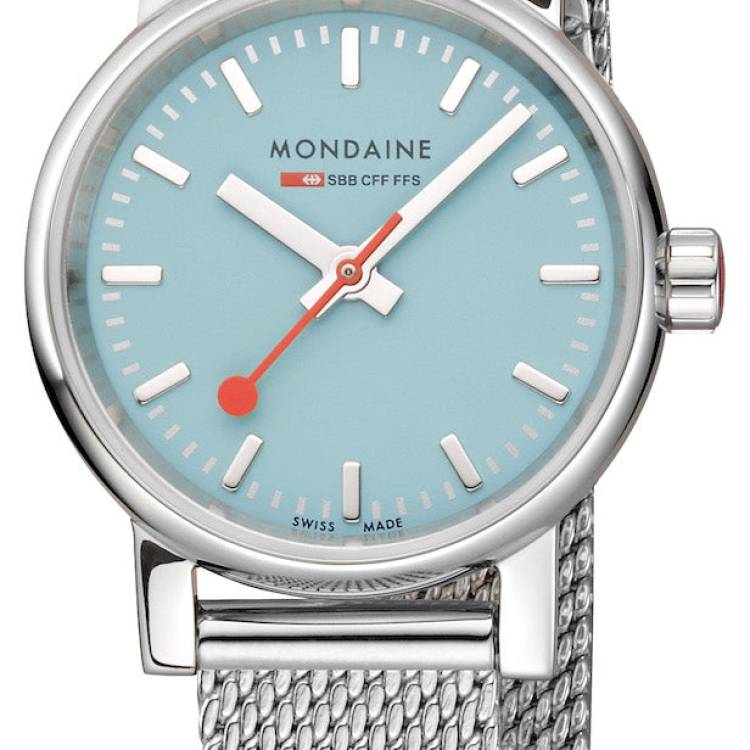Mondaine Watch Evo2 Dusk 26mm Blue