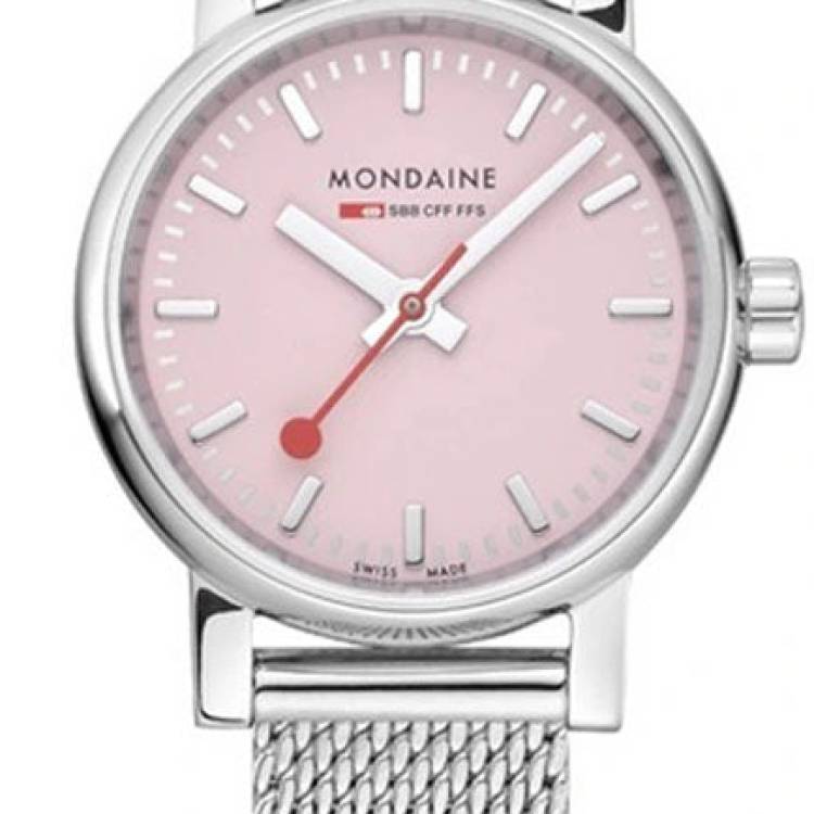 Mondaine Watch Evo2 Sunrise 26mm Pink - Pink