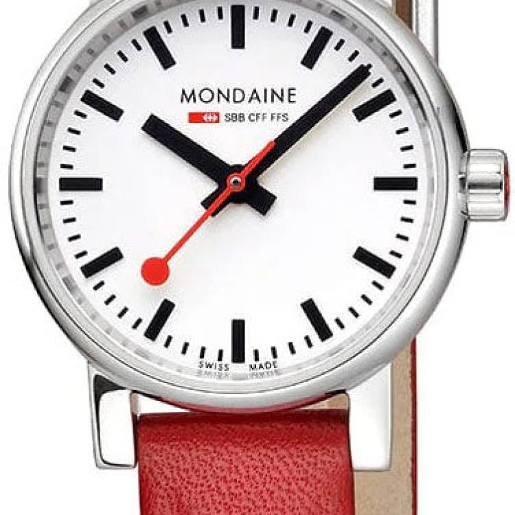Mondaine Watch Evo2 26mm Grape Leather