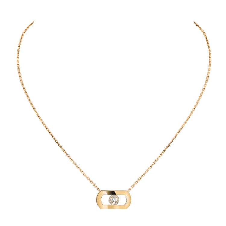 Messika So Move 18ct Yellow Gold 0.12ct Diamond Necklace