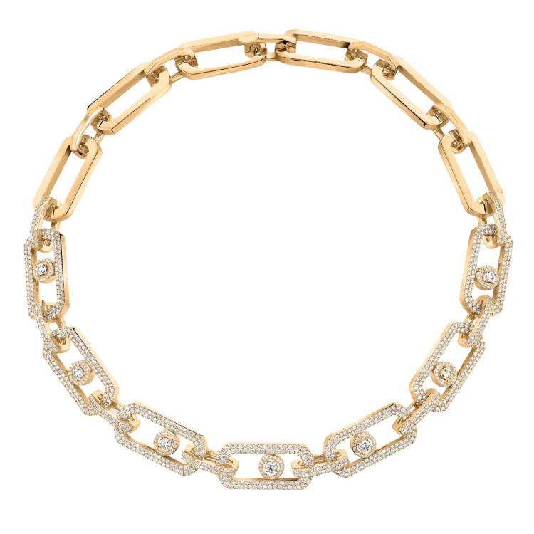 Messika So Move 18ct Yellow Gold 8.22ct Diamond Necklace