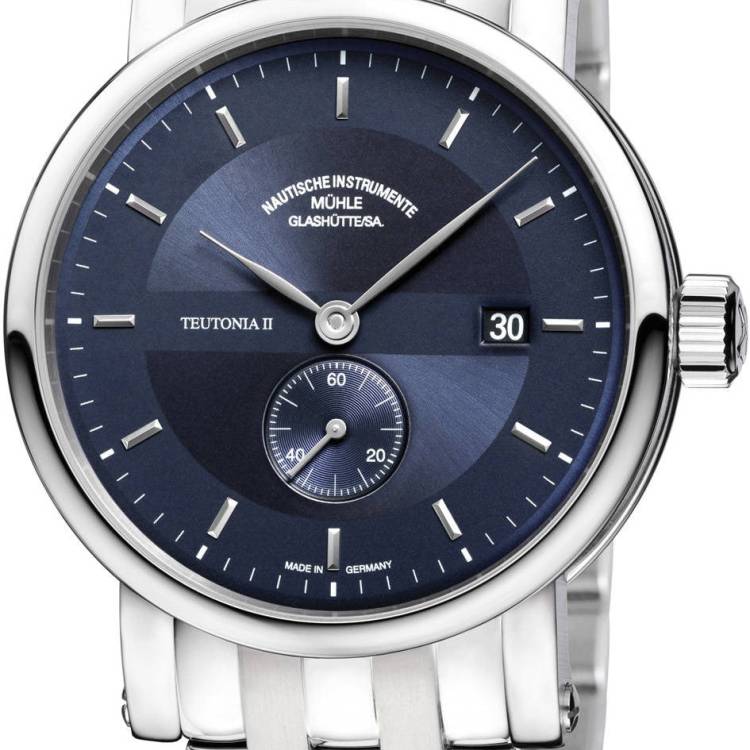 Muhle Glashutte Watch Teutonia II Kleine Sekunde - Blue