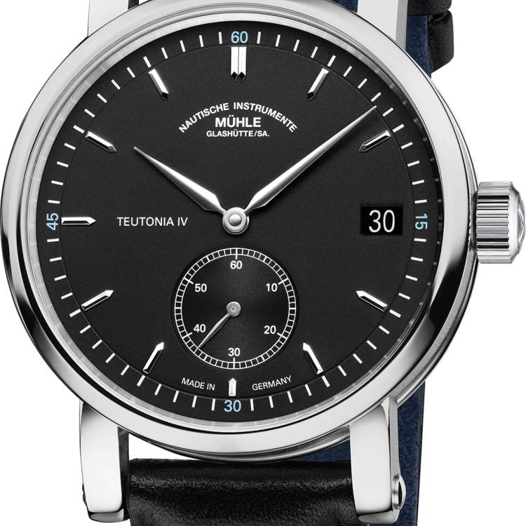 Muhle Glashutte Watch Teutonia IV Small Second - Black