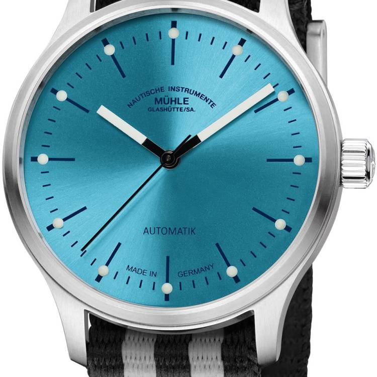 Muhle Glashutte Watch Panova Turquoise Bue - Blue