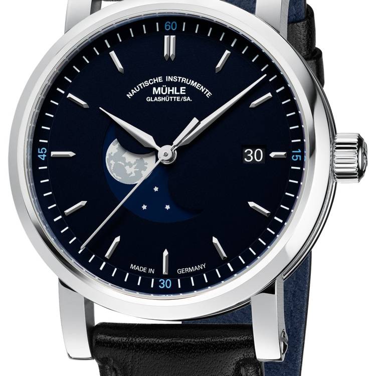 Muhle Glashutte Watch Teutonia IV BlueMoon - Blue