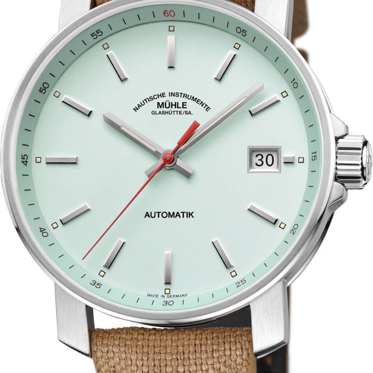 Muhle Glashutte Watch 29er Big Mint Canvas