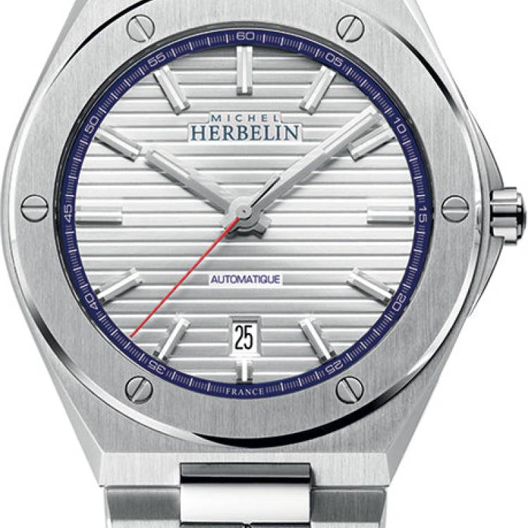 Herbelin Watch Cap Camarat Mens - Silver