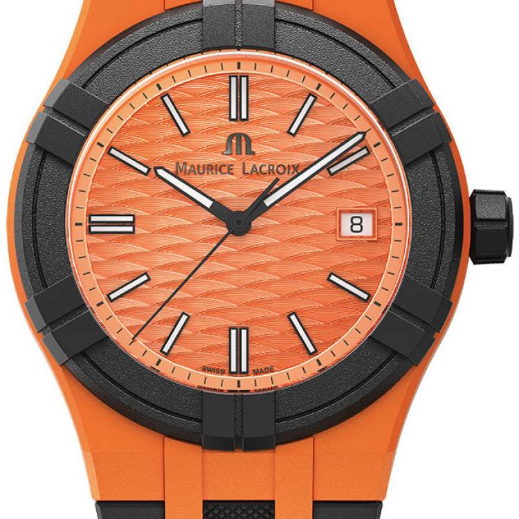 Maurice Lacroix Watch Aikon Quartz TIDE Orange
