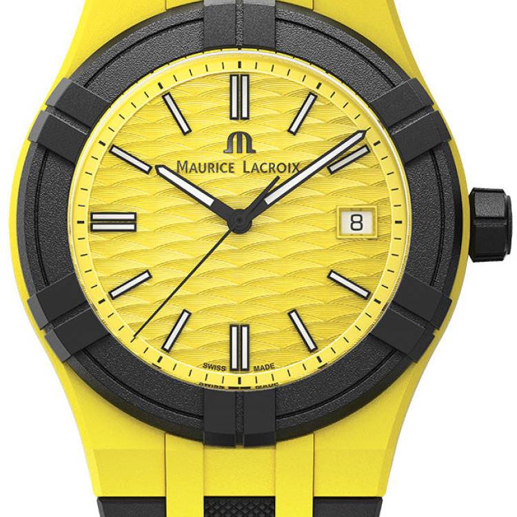 Maurice Lacroix Watch Aikon Quartz TIDE Yellow