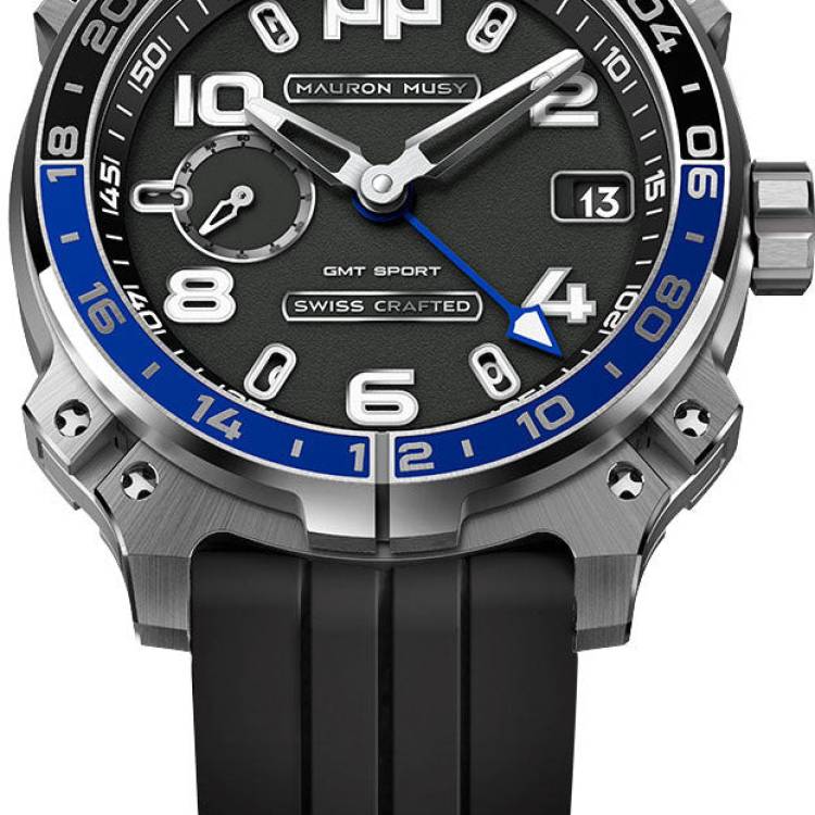 Mauron Musy Watch MU04 GMT Sport - Black
