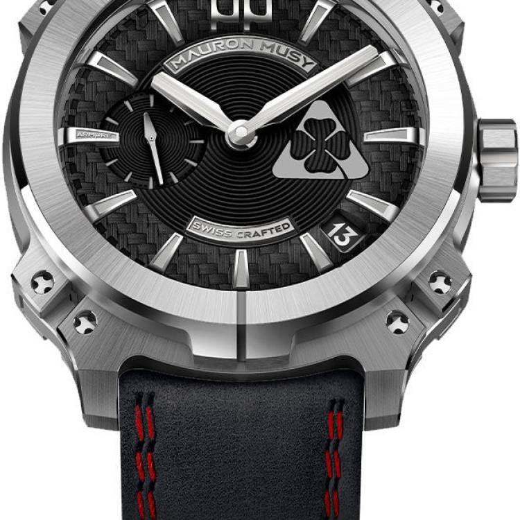 Mauron Musy Watch MU03 Armor Quadrifoglio Limited Edition - Black