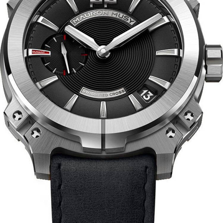 Mauron Musy Watch MU03 Armor Henry Dunant Limited Edition - Black
