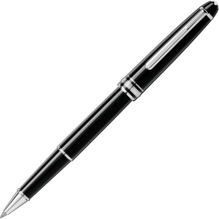 Montblanc Writing Instrument Meisterstuck Platinum Coated Classique Rollerball - Silver