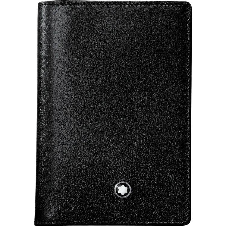 Montblanc Business Card Holder with Gusset Meisterstuck Black - Black