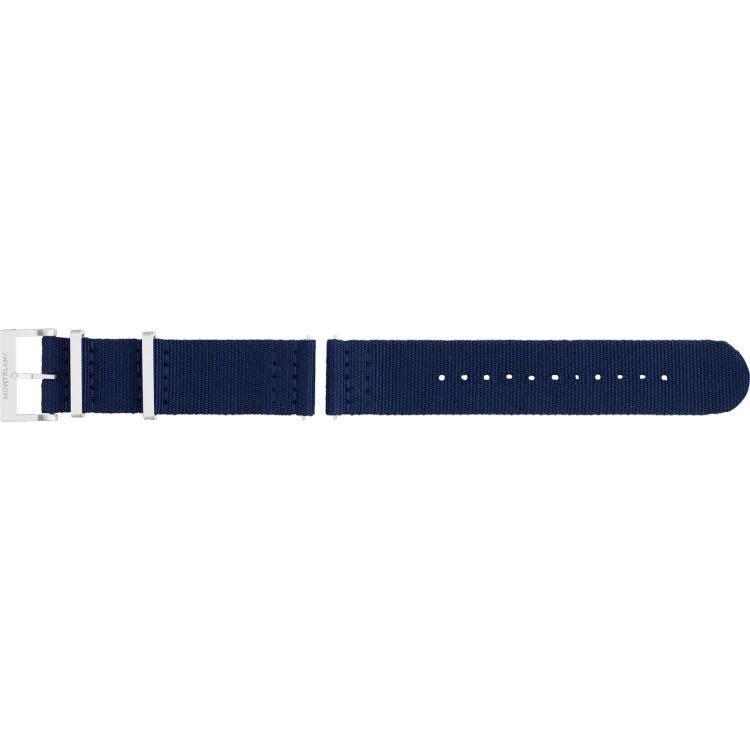 Montblanc Strap Summit 2 Blue Nylon - Blue