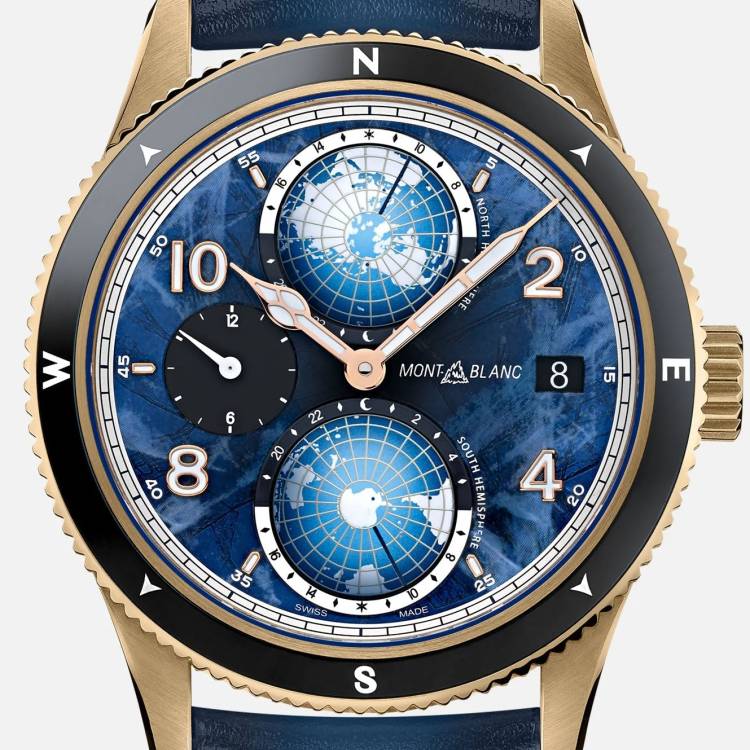 Montblanc Watch 1858 Geosphere 0 Oxygen Limited Edition - Blue