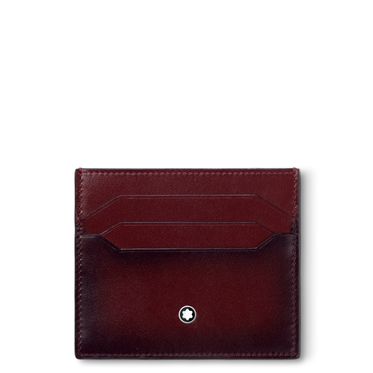 Montblanc Meisterstuck Card Holder 6cc Sfumato Burgundy D