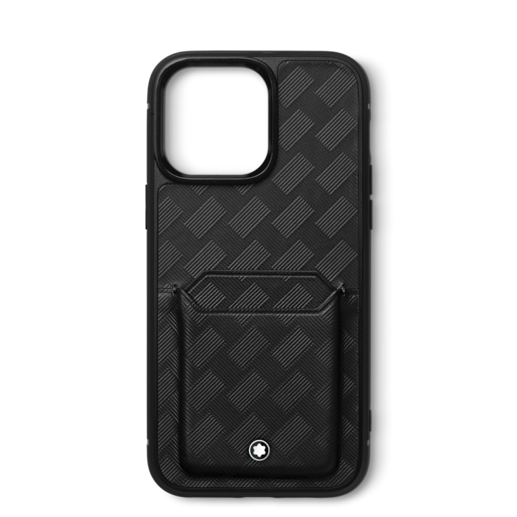 Montblanc Extreme 3.0 Hard Phone Case for Apple iPhone 15 Pro Max with 2cc Black
