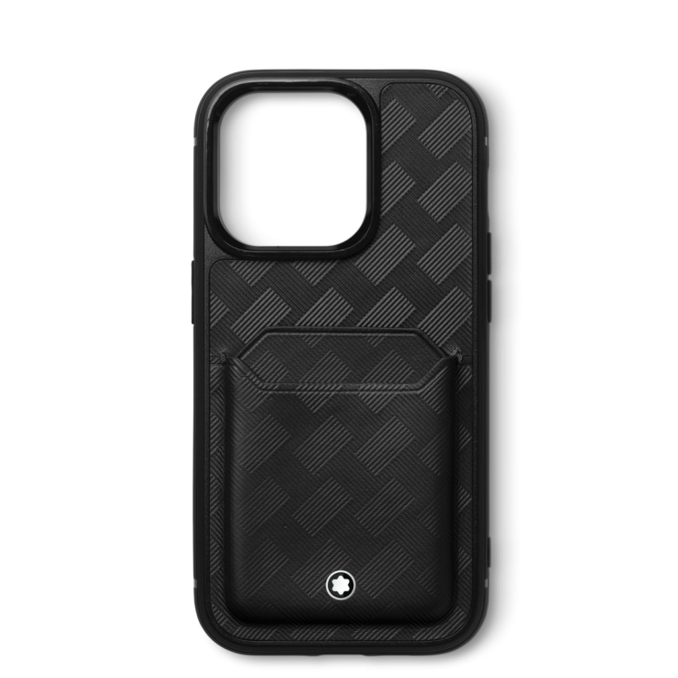 Montblanc Extreme 3.0 Hard Phone Case for Apple iPhone 15 Pro with 2cc Black