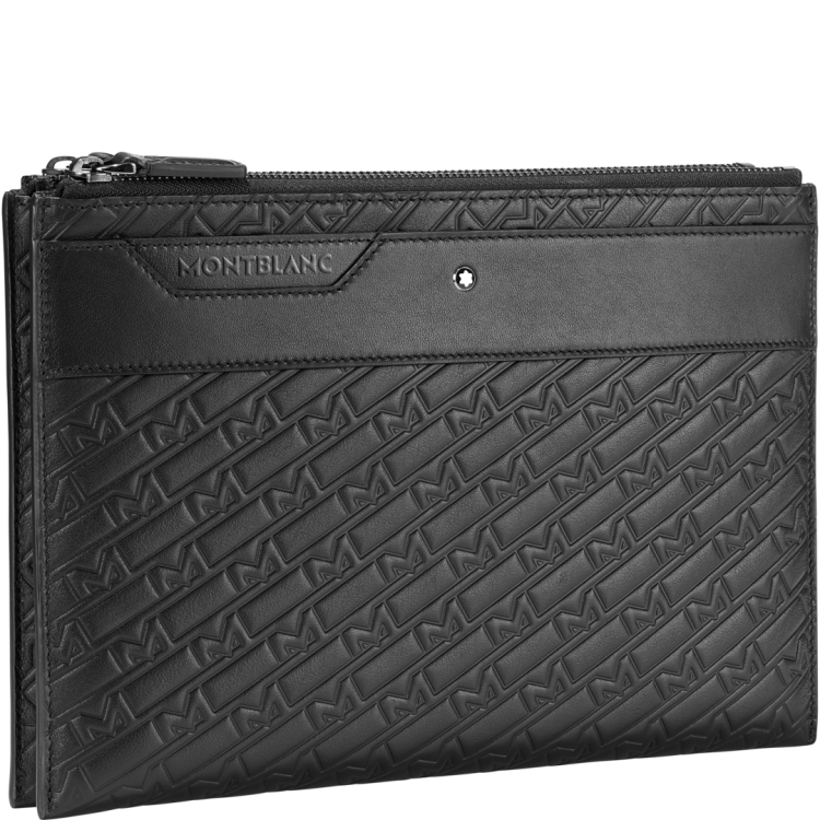 Montblanc M_Gram 4810 Clutch 2 Compartments Black D - Black