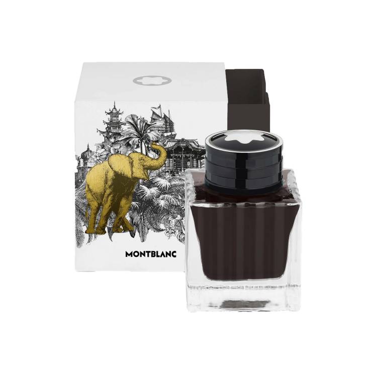Montblanc Meisterstuck Around the World in 80 Days 50ml Ink Bottle Brown D