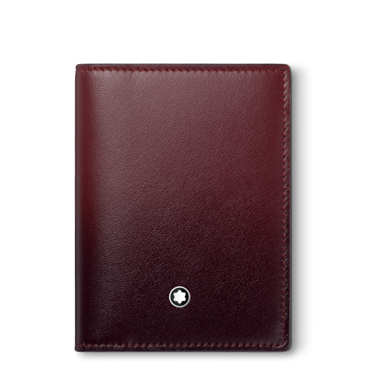 Montblanc Meisterstuck Card Holder 4cc Burgundy D