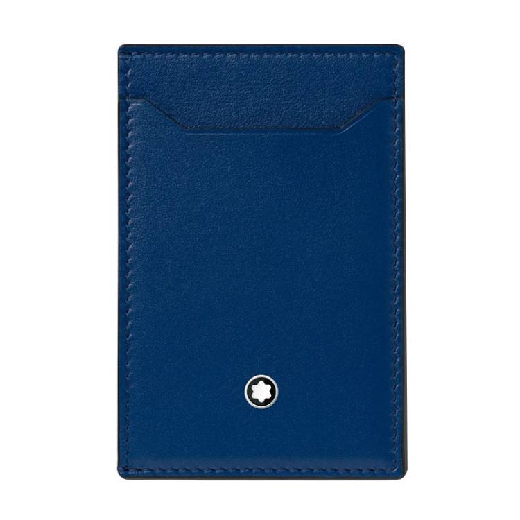 Montblanc Meisterstuck Pocket Holder Blue 3cc D - Blue