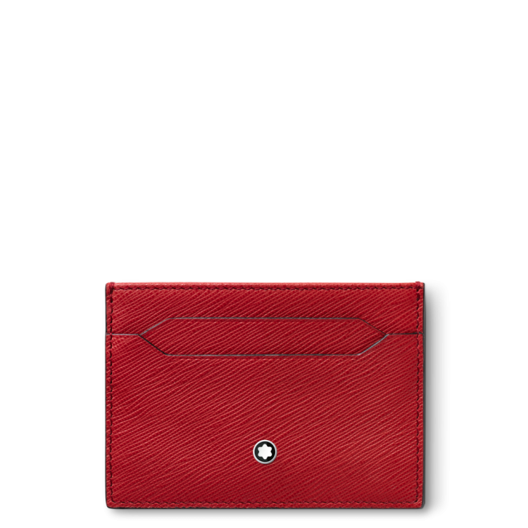 Montblanc Sartorial Card Holder 5cc Red D