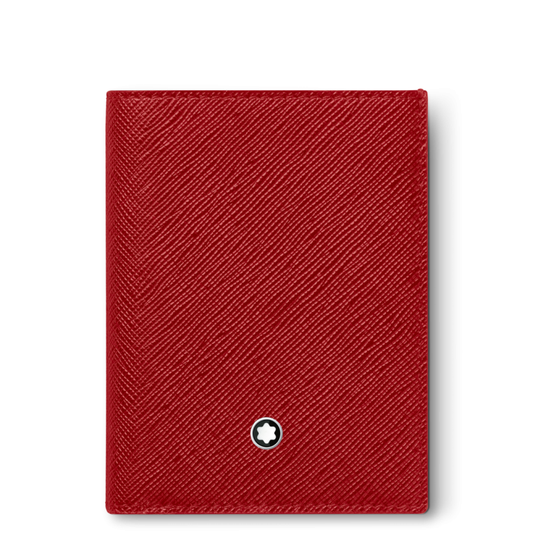 Montblanc Sartorial Mini Wallet 4cc Red D
