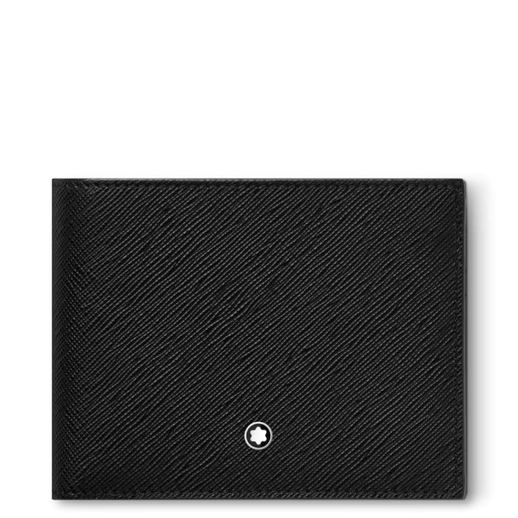 Montblanc Sartorial Wallet 6cc with 2 View Pockets Black