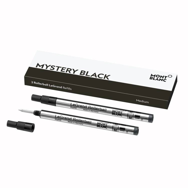 Montblanc Writing Accessories LeGrand Mystery Rollerball Black Medium Refills - Black