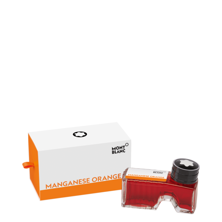 Montblanc Writing Accessories Refills Ink Bottle Manganese Orange - Orange