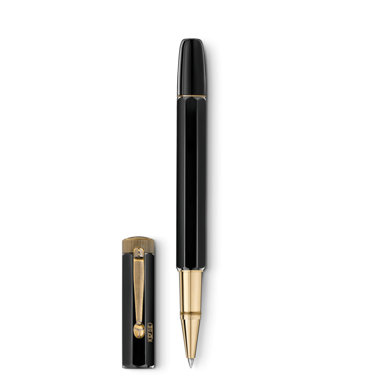 Montblanc Writing Instrument Heritage Egyptomania Special Edition Black Rollerball Pen - Black