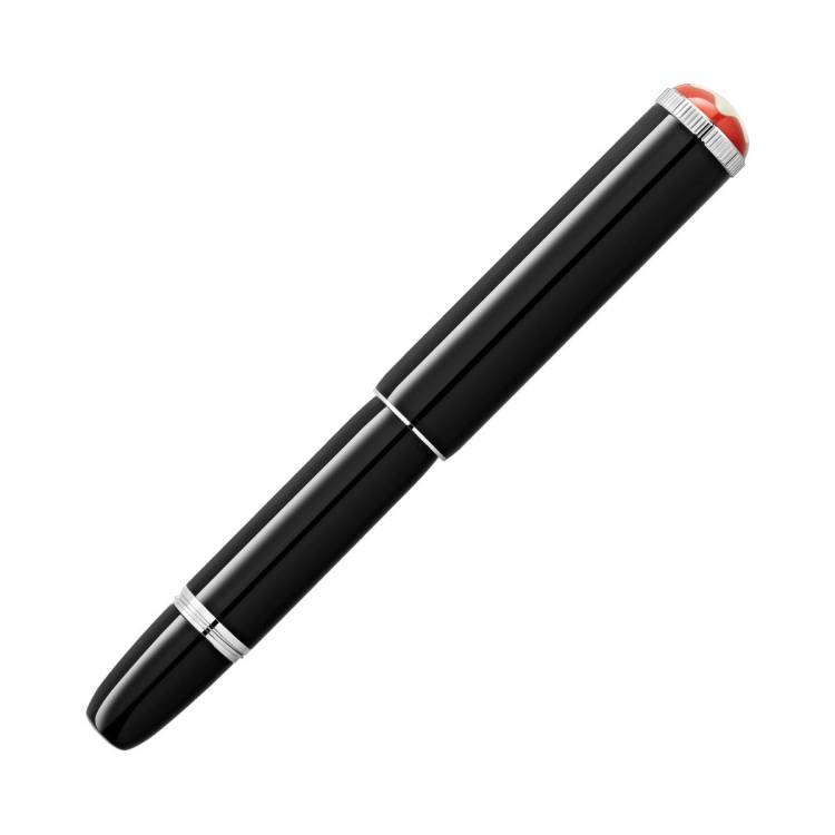 Montblanc Writing Instrument Heritage Baby Rollerball Pen Black M - Silver