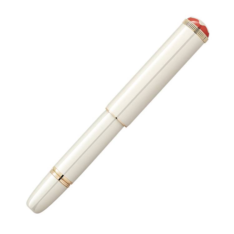 Montblanc Writing Instrument Heritage Rouge et Noir Baby Special Edition Rollerball Pen - White