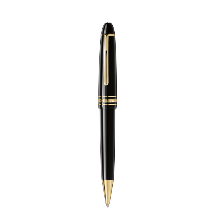 Montblanc Writing Instrument Meisterstuck LeGrand Gold Coated Ballpoint Pen - Black