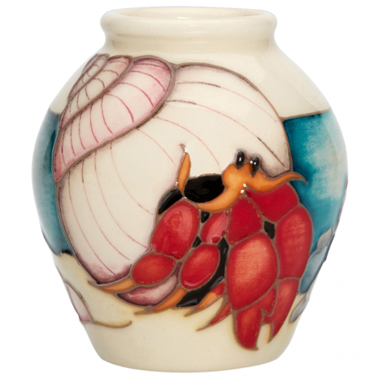 Moorcroft Hermit Crab Vase