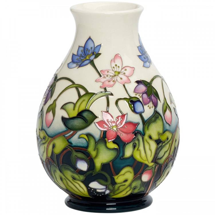 Moorcroft Limited Edition Heavenly Hepatica Vase
